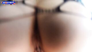 My Pussy was so Pulsating and Fucked, I Love It when He Fucks Me Hard. Deep-t...