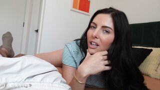 Petite stepsis teaches anal, "don't worry, it will fit" - Theodora Day
