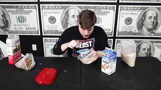 Mr.Beast ASMR: Jimmy eats cereal while nervously glancing left