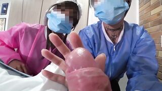 TWO NURSES decided to try out my NEW DICK in practice