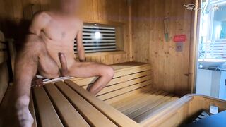 Sauna adventure with face reveal.