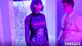 From Nerd to Owner: Jimmy Gets a PAWG Fembot