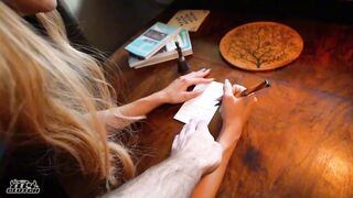 Free use slut takes a massive cream pie