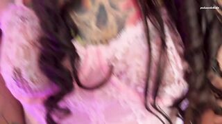 I fuck my bratty stepsister's hairy pussy and she gives me a penectomy