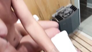 My Girlfriend & Her Step Mom Share My Cock In The Sauna | Renee Rose | Cassie Bender | TeddyT