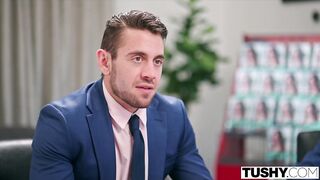 TUSHY Maitland Ward Has Intense Double Penetration Orgasm