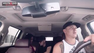Busty Latina Babe Kesha Ortega Fucks Guy In Backseat Of Car - Ortega Twins