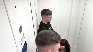 I get HOT in the ELEVATOR and FUCK my best friend until I get the milk out of it