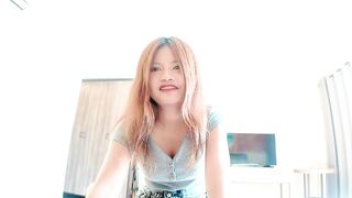 18-Year-Old Thai Girl Fern Gets Face Blasted With Cum