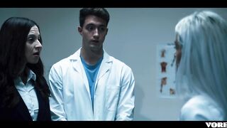 Horny Doctor Fucks Lab Partner Before Unbirthing Him FULL SCENE