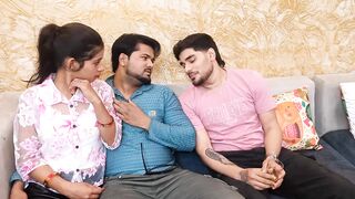 Indian Desi threesom gangbang hardcore sex video