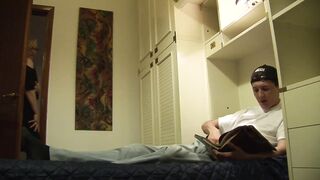 Be nice my boy and let your stepmom ride your cock