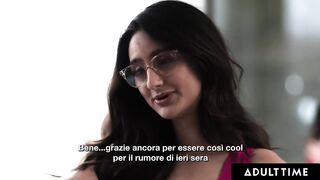 ADULT TIME - Eliza Ibarra Puts On Wrong Glasses & Fucks Her Stepbro Instead Of BF! ITALIAN SUBTITLES