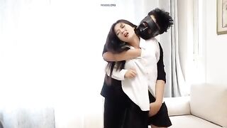 Asian Superheroine Double Teamed