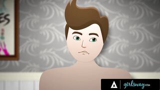 GIRLSWAY - Horny Doctor Rachael Cavalli Is Caught Masturbating In The Break Room! PASSIONATE SEX