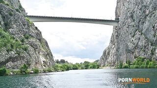 Slutty Sales Executive Takes A DP Pounding During Business Boat Trip - Dina Joy