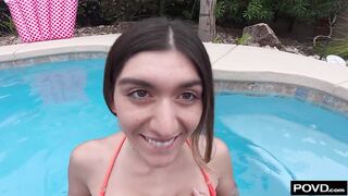Aubry Babcock Tantalizing Swim - POVD