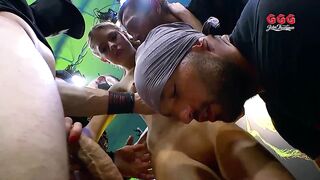 18 year old likes big dick in ass in first time anal gangbang ggg John Thompson