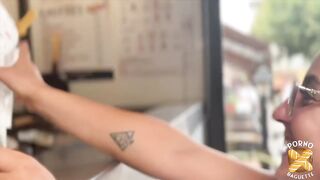 Pam, the bombshell blonde, gets blown away by a beautiful cock!