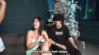 Boyfriend gives his mother-in-law the best Christmas present ever - Cuckolded girlfriend!