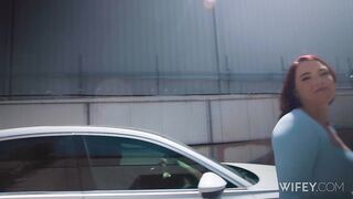 Red Rose And James - Curvy Redhead Gets Stretched Out By BBC