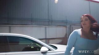 Red Rose And James Curvy Redhead Gets Stretched Out By BBC - Wifey