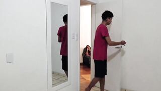 Stepmother taking a bath, half-brother having a sex party.